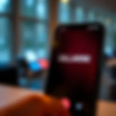 Call Recording Interface Visual representation of call recording interface on Android 11
