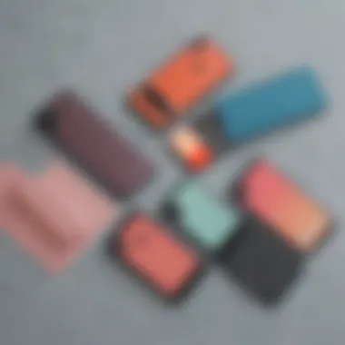 Trendy color palette reflecting modern smartphone aesthetics