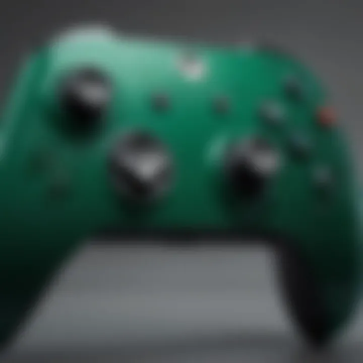 Vibrant Emerald Green Controller