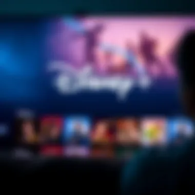 Disney Plus interface showcasing popular shows
