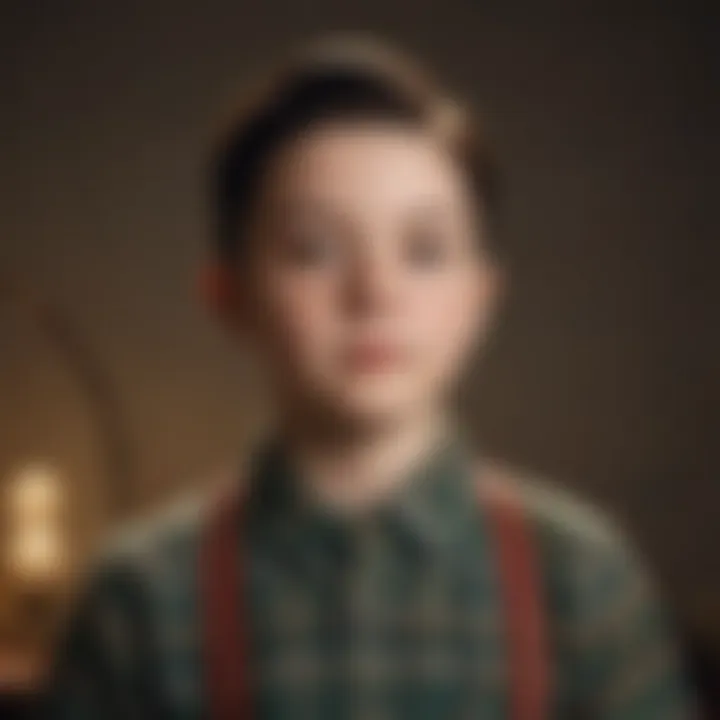 Young Sheldon cultural impact depicted through modern art interpretation