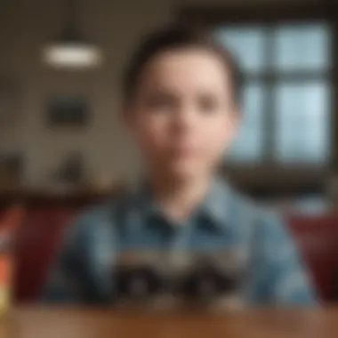 Young Sheldon fan art showcasing digital engagement