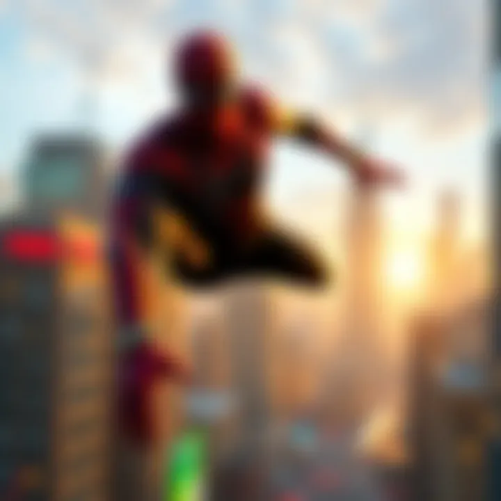 Immersive Game World A vibrant in-game environment showcasing New York City