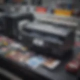 Showcasing a variety of inkjet printers in a local store setting