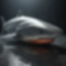 Sleek gadget showcasing shark technology