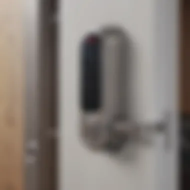 Advanced Smart Door Lock A secure smart door lock with a digital interface
