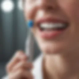 Innovative sonic toothbrush technology showcasing a sleek design