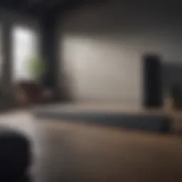 Sleek design of a Sony sound bar showcasing modern aesthetics