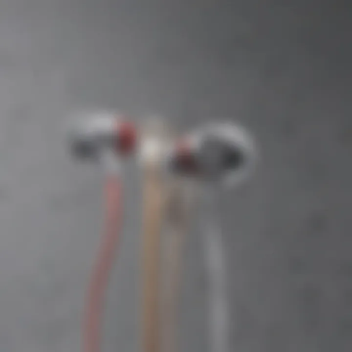 Comparative analysis of Beats earbuds and competitors in a visual chart.