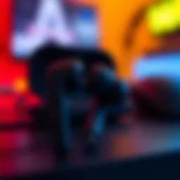 A pair of low-cost earphones showcasing sleek design