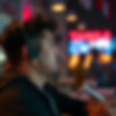 User enjoying music with budget earphones