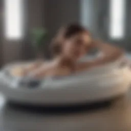 A luxurious electric massager with advanced features