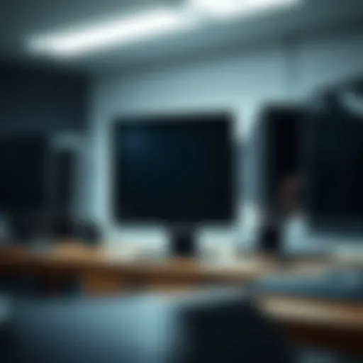 A timeline showcasing the historical evolution of computer monitors from CRT to modern LED displays.