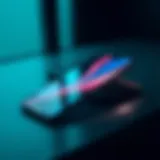 A sleek smartphone showcasing cutting-edge design