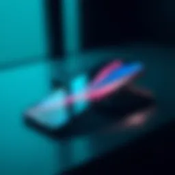 A sleek smartphone showcasing cutting-edge design