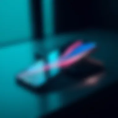 A sleek smartphone showcasing cutting-edge design