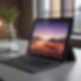 Sleek Surface tablet showcasing a vibrant display and detachable keyboard