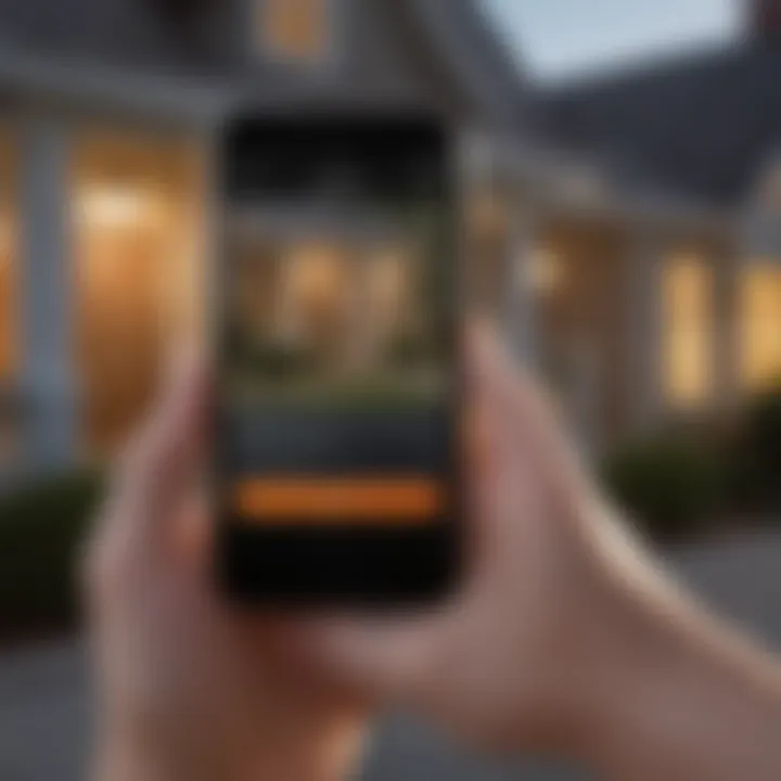 User-friendly mobile app for Vivint security solutions.