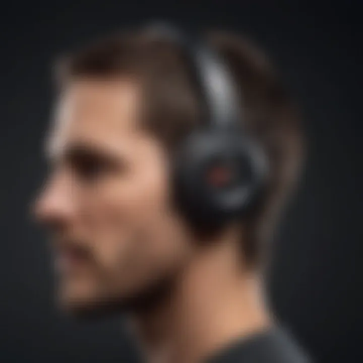 Battery life indicator of the Jawbone headset emphasizing longevity