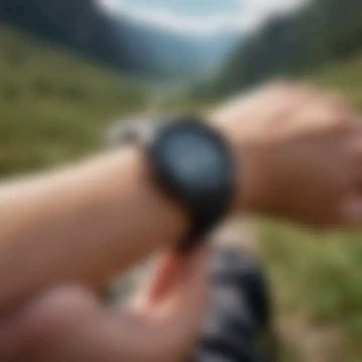 Fitness Watch with GPS Tracking for Outdoor Activities