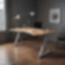 Sleek design of the Flexispot Seiffen Laminated Standing Desk