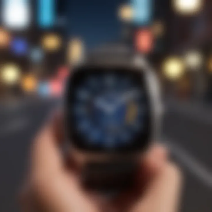 Advanced GPS tracking feature of the Galaxy smartwatch GPS