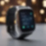 Sleek and futuristic design of the Galaxy smartwatch GPS