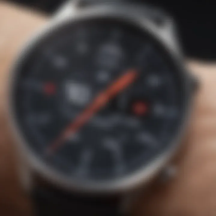 Close-up of Galaxy Watch 4 Classic's blood pressure monitoring display