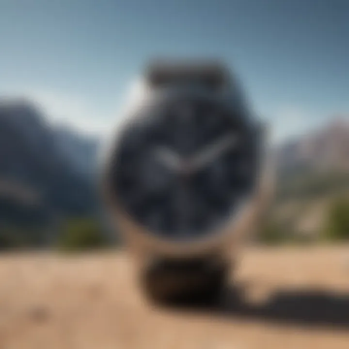 Galaxy Watch tracking outdoor activities