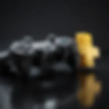 Gaming Console with PlayStation Plus Logo