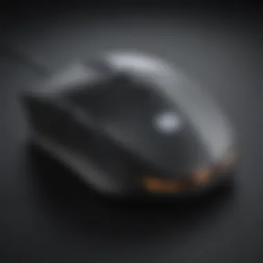 Advanced Sensor Technology for Precision Close-up of advanced sensor technology in a gaming wireless mouse