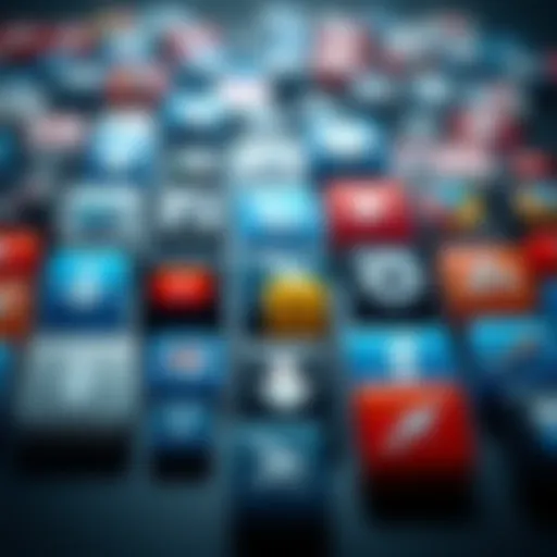 Essential Tools for Downloading YouTube Videos An array of software icons representing video downloading tools