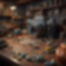 A captivating scene from a hidden object game showcasing intricate details and vibrant colors.