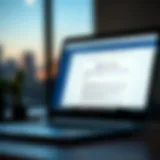 Chromebook interface showcasing Microsoft Word download