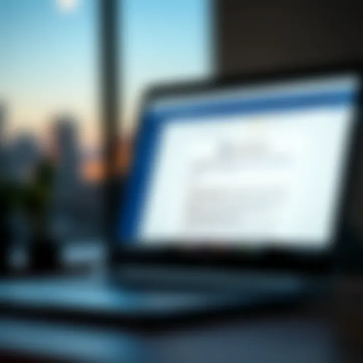 Chromebook Interface with Microsoft Word Chromebook interface showcasing Microsoft Word download