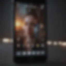 Visual representation of an iPhone displaying blocked calls