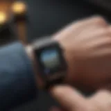 Apple Watch interface displaying Find My iPhone feature