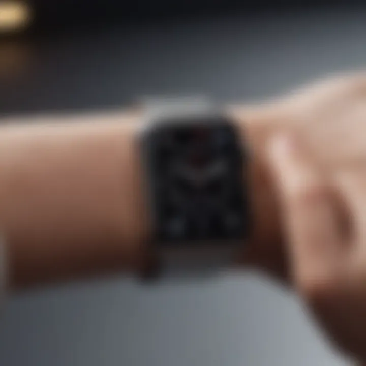 Apple Watch showing pinging option for iPhone