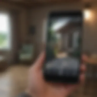 Innovative Mobile App Interface for Home Surveillance