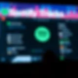 Spotify Interface for Personal Tracks Visual representation of Spotify's interface showing personal tracks integration