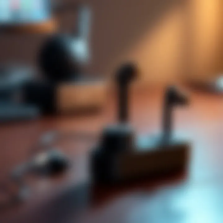 Detailed view of charging accessories for Jaybird Tarah Pro