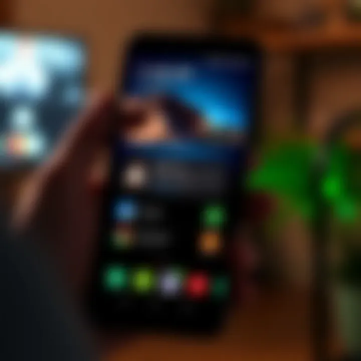 User interface of Lenovo 7i displaying software features