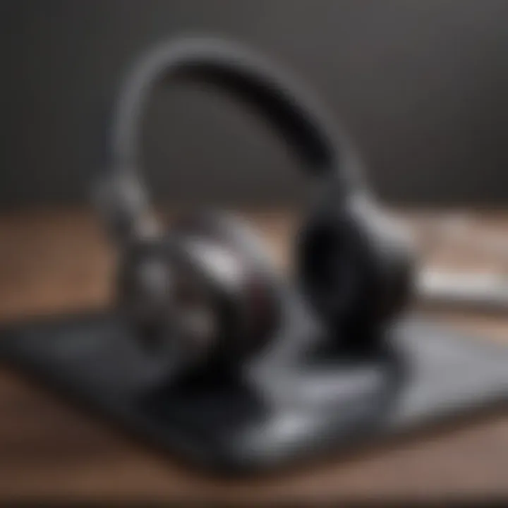 LG headset being paired with a tablet