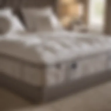 Luxurious Saatva King Size Bed with Plush Pillow Top