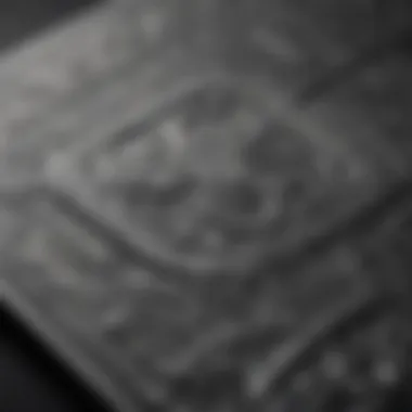 Luxury embossing technique on business card