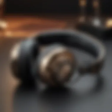 An immersive audio experience demonstrated by Marshall wireless headphones.