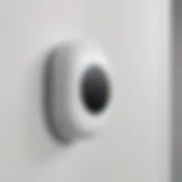 Modern Doorbell on White Wall