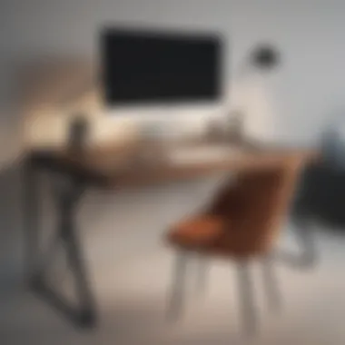 Sleek and Contemporary Minimalist Desk Modern Minimalist Desk