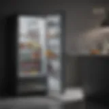 Modern Refrigerator in Sleek Design