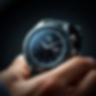 Intuitive User Interface of Mont Blanc Summit 2 User interface of the Mont Blanc Summit 2 smartwatch highlighting its intuitive navigation.